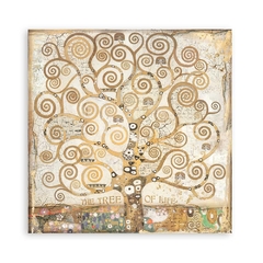 Bloco 10 Papéis 20.3x20.3cm (8"x8") + bônus - Klimt - Mon Papier Crafts