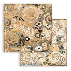 Image of Bloco 10 Papéis 20.3x20.3cm (8"x8") + bônus - Klimt