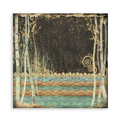 Bloco 10 Papéis 20.3x20.3cm (8"x8") + bônus - Klimt - tienda online