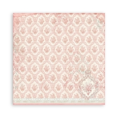 Bloco 10 Papéis 20.3x20.3 (8"x8") + bônus - Rose Parfum Background