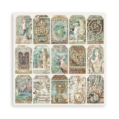 Bloco 10 Papéis 20,3x20,2cm + bônus - Magic Forest - comprar online