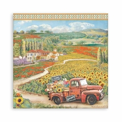 Imagem do Bloco 10 Papéis 20,3x20,2cm + bônus - Sunflower Art
