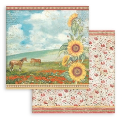 Imagem do Bloco 10 Papéis 20,3x20,2cm + bônus - Sunflower Art