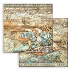 Imagem do Bloco 10 Papéis 20,3x20,2cm + bônus - Sir Vagabond in Fantasy World