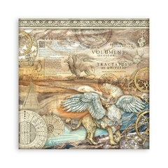 Bloco 10 Papéis 20,3x20,2cm + bônus - Sir Vagabond in Fantasy World