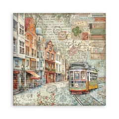 Pre-venda Bloco 22 Papéis 30,5x30,5 (12"x12") Single Face - Face Art of Travelling