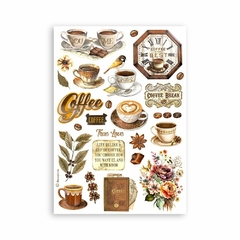 Washi Tape (8 folhas) Coffee and Chocolate - Mon Papier Crafts