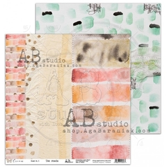 Papel Scrapbook "Cream" 5 - AB Studio