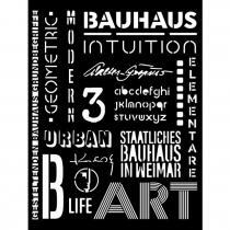 Stencil Espesso 20X25 cm - Bauhaus Writings