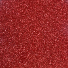 Vinil termotransferível p/ couro ecológico - Glitter Vermelho