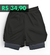 Shorts-Compressao- 60%OFF - Preto Básico.