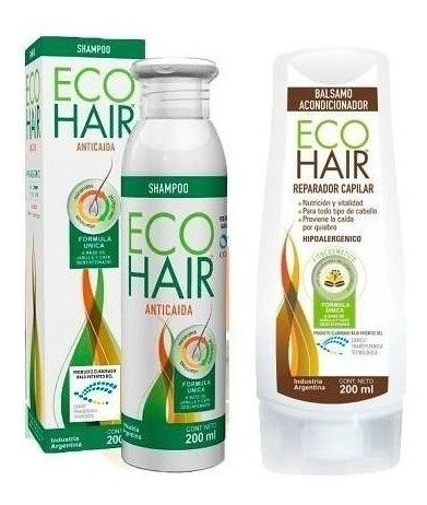 Eco Hair Kit Set Shampoo + Acondicionador Anti Caida
