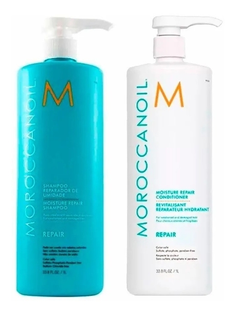 Moroccanoil Kit Grande Repair Shampoo + Acondicionador Argan