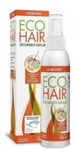 Eco Hair Locion Crecimiento Capilar Anti Caida X 125 Ml