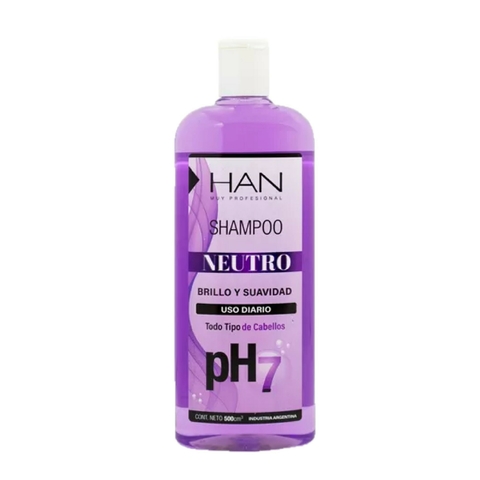 Han Shampoo Neutro Ph7 X 500 Ml Brillo Y Suavidad