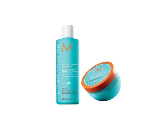 Moroccanoil Kit Repair Shampoo + Mascara Reconstituye X 250