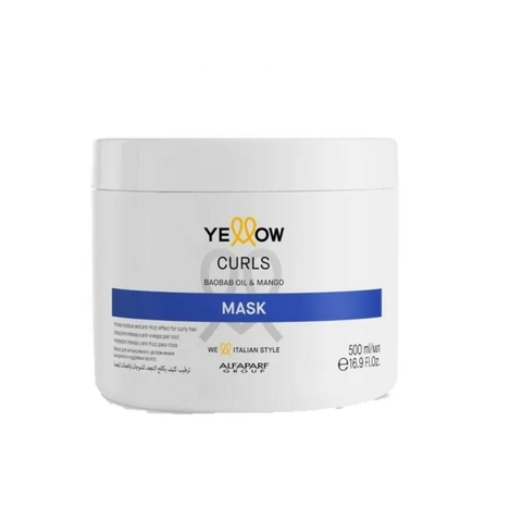 Yellow Mascara Curls X 500 Ml Hidratacion Intensa Alfaparf