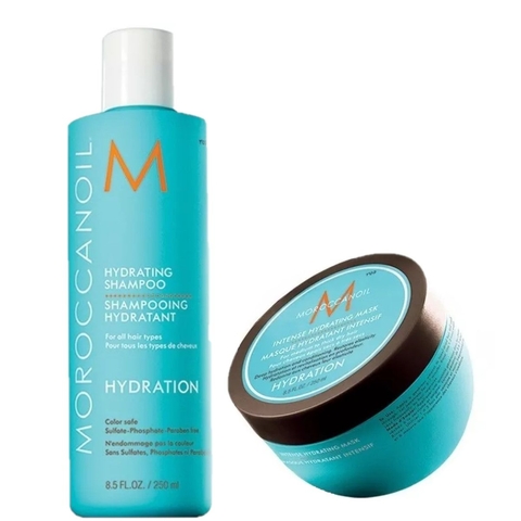 Moroccanoil Kit Hydration Shampoo + Mascara Hidratante Chico