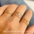 anel rommanel folheado a ouro com aplicação em rodhium - 510002 - comprar online