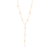 gargantilha rommanel folheada a ouro gravata formada por fio elos cadeado e pequenas medalhas - 532054