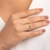 anel rommanel folheado a ouro patinha de pet ao centro com símbolo do infinito - 513431 - comprar online