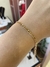 pulseira rommanel folheado a ouro fio alternado laminado - 550050 - comprar online