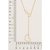 gargantilha rommanel folheado a ouro gravata "amor eterno" - 532068 - comprar online