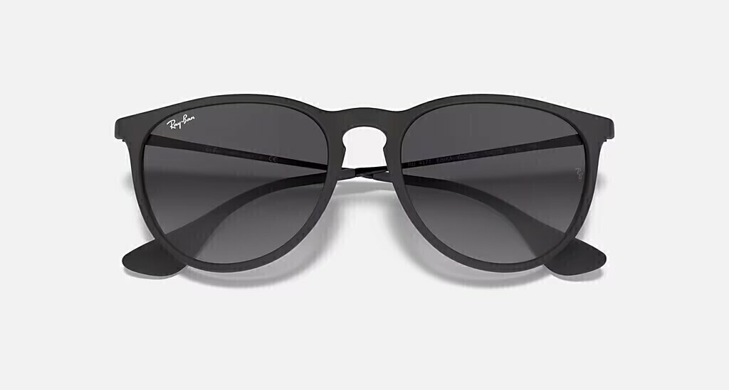 RAY BAN SOL ERIKA 4171 622 T3 54 CAUCHO NEGRO GRIS GRIS POLARIZADO ANC