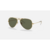 RAY BAN AVIATOR 3025L DORADO VERDE POLARIZADO