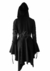 Capa tapado gotico mujer con capucha Vasaria