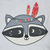 Remera Raccoon White - comprar online