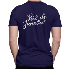 Camiseta Camisa Rio de Janeiro Cidade Masculina Preto - loja online