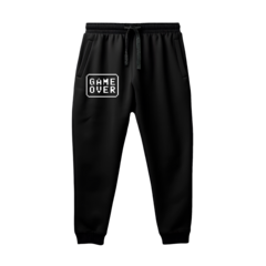 Conjunto Moletom Kit Canguru e Calça Game Over Masculina Preto - comprar online