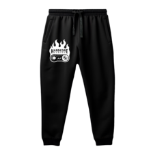 Conjunto Moletom Kit Canguru e Calça Hardcore Gaming Masculina Preto - comprar online