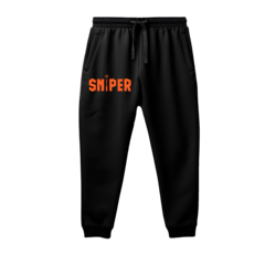 Conjunto Moletom Kit Canguru e Calça Sniper Gamer Masculina Preto - comprar online