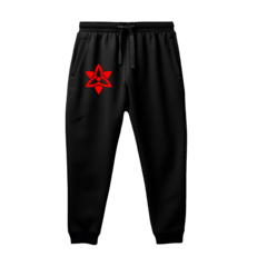 Conjunto Moletom Kit Canguru e Calça Clã Uchiha Masculina Preto - comprar online