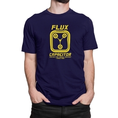 Imagem do Camiseta Camisa Flux Capacitor Masculino Preto