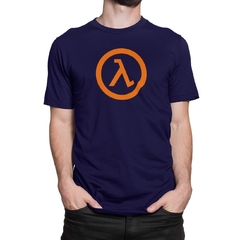 Camiseta Camisa Half-Life Masculina Preto na internet