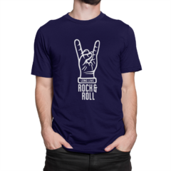 Camiseta Camisa Rock n Roll Long Live Masculina Preto - Liga Fashion Oficial ® - A tendência é ser você