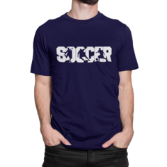 Camiseta Camisa Soccer Futebol Masculina Preto na internet