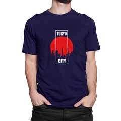 Camiseta Camisa Tokyo City Masculino Preto - Liga Fashion Oficial ® - A tendência é ser você