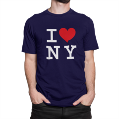 Camiseta Camisa Eu Amo Nova York Masculina Preto - Liga Fashion Oficial ® - A tendência é ser você