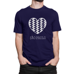 Camiseta Camisa São Paulo Cidade Masculina Preto - Liga Fashion Oficial ® - A tendência é ser você