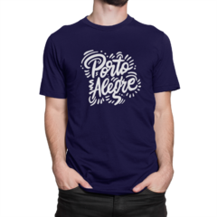 Camiseta Camisa Porto Alegre Cidade Masculina Preto - Liga Fashion Oficial ® - A tendência é ser você