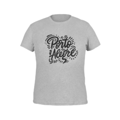 Camiseta Camisa Porto Alegre Cidade Masculina Preto - loja online