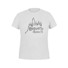 Camiseta Camisa Hogwarts Graduate Masculino Preto - loja online