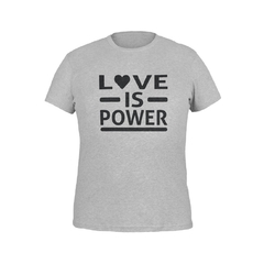 Imagem do Camiseta Camisa Love is Power Masculino Preto