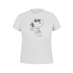 Camiseta Camisa Snoopy Joe Cool Masculino Preto - loja online