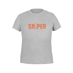 Camiseta Camisa Sniper Gamer Masculina Preto - Liga Fashion Oficial ® - A tendência é ser você