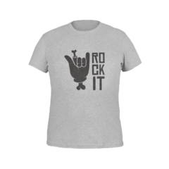 Camiseta Camisa Rock It Rockeiro Masculina Preto na internet